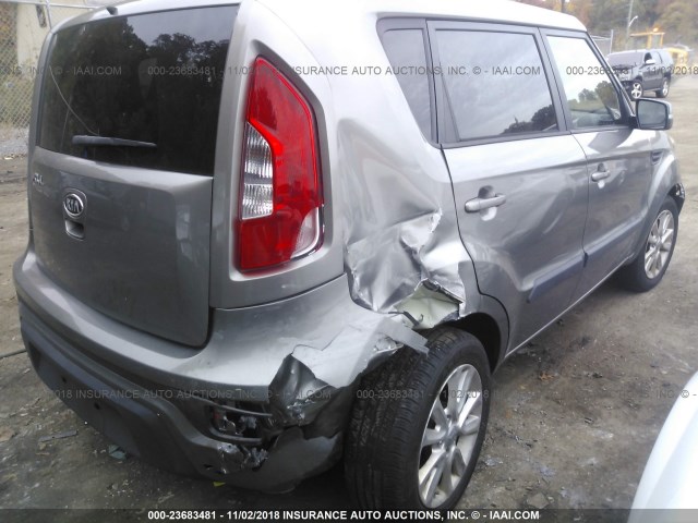 KNDJT2A63C7396544 - 2012 KIA SOUL +/!/SPORT GRAY photo 6