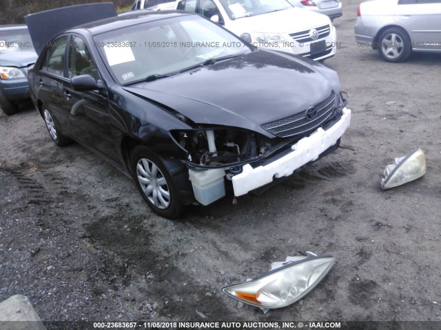4T1BE32K43U160420 - 2003 TOYOTA CAMRY LE/XLE/SE BLACK photo 1