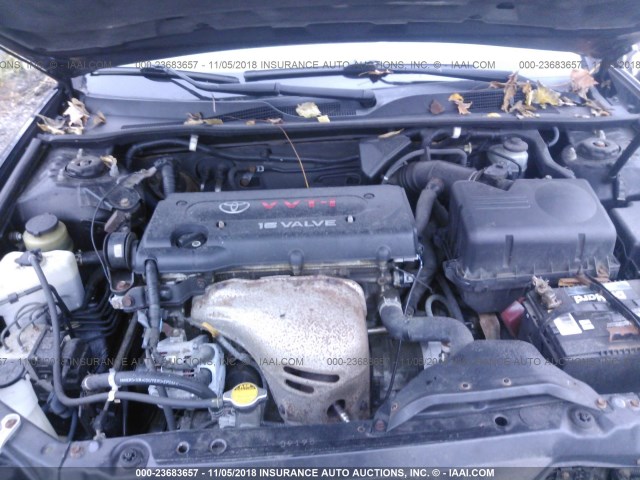 4T1BE32K43U160420 - 2003 TOYOTA CAMRY LE/XLE/SE BLACK photo 10