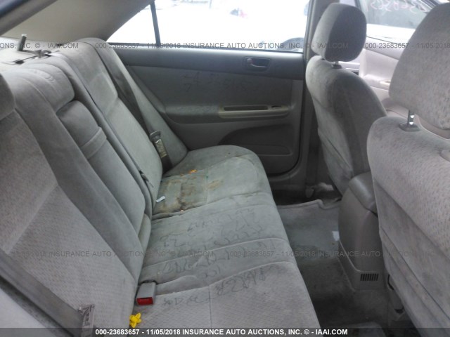 4T1BE32K43U160420 - 2003 TOYOTA CAMRY LE/XLE/SE BLACK photo 8