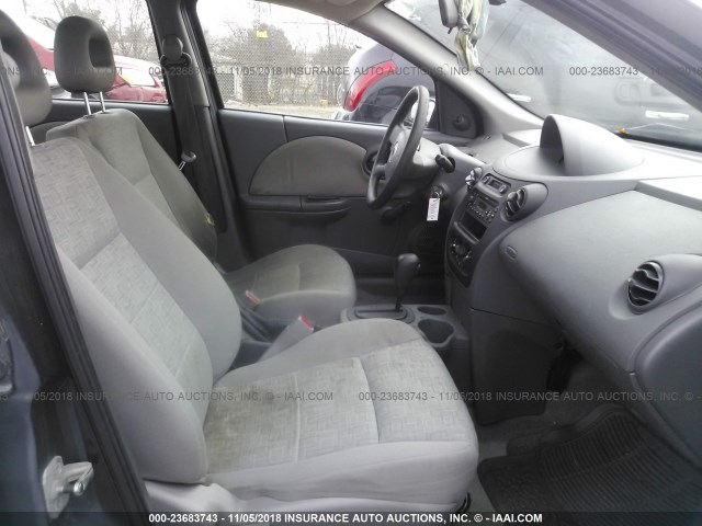 1G8AG54F15Z154256 - 2005 SATURN ION LEVEL 1 SILVER photo 5