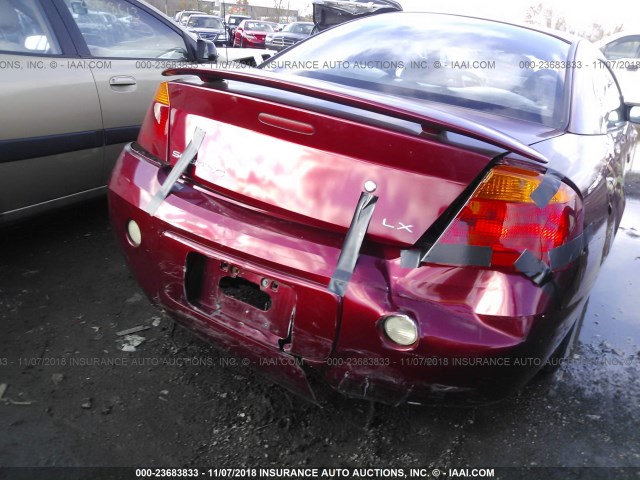 4C3AG42H41E079058 - 2001 CHRYSLER SEBRING LX RED photo 6