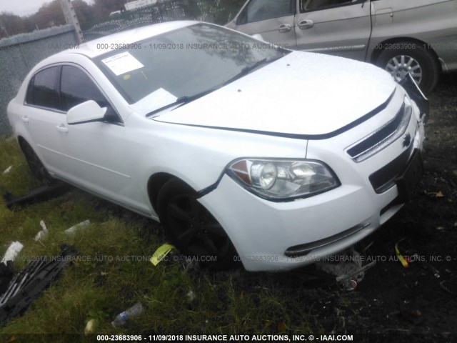 1G1ZC5EU2BF390289 - 2011 CHEVROLET MALIBU 1LT WHITE photo 1