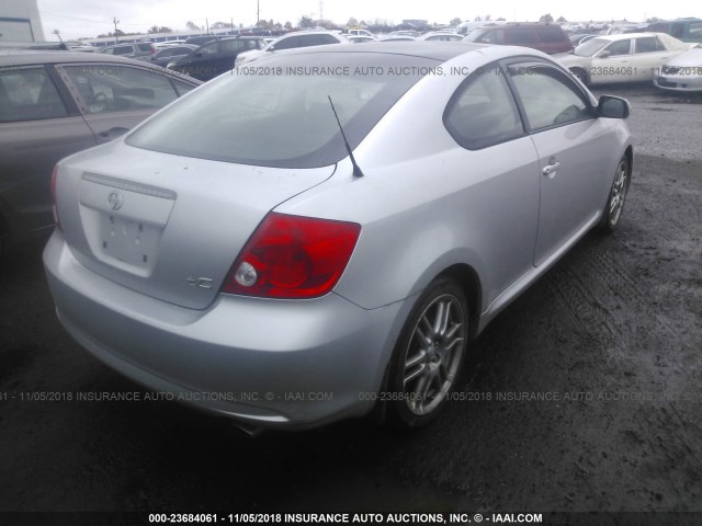 JTKDE177X60101009 - 2006 TOYOTA SCION TC 银色 照片 4