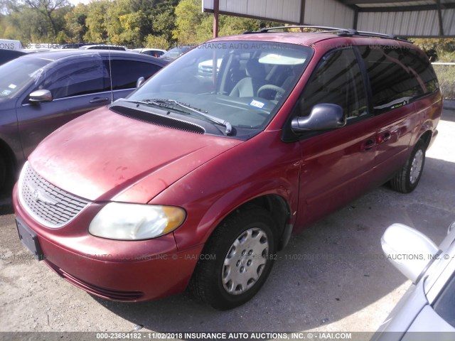 2C4GP44R04R593784 - 2004 CHRYSLER TOWN & COUNTRY LX RED photo 2