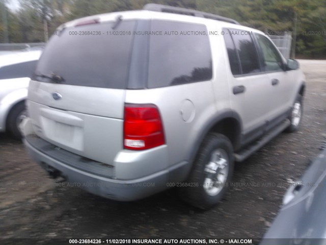1FMZU73K83UC71396 - 2003 FORD EXPLORER XLT/XLT SPORT/NBX 银色 照片 4