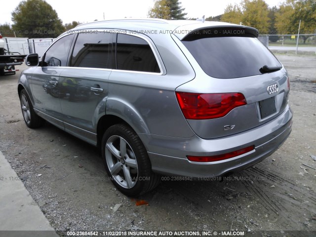 WA1EY74L58D059409 - 2008 AUDI Q7 3.6 QUATTRO PREM S-LINE GRAY photo 3