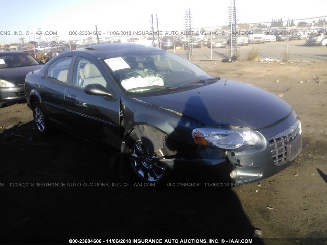 1C3AL66R55N563399 - 2005 CHRYSLER SEBRING LIMITED BLUE photo 1