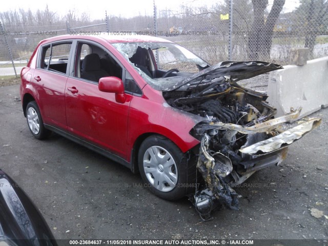 3N1BC1CP2AL426004 - 2010 NISSAN VERSA S/SL RED photo 1