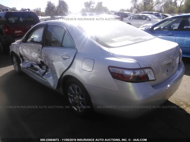 4T1BB46K29U102971 - 2009 TOYOTA CAMRY HYBRID SILVER photo 3