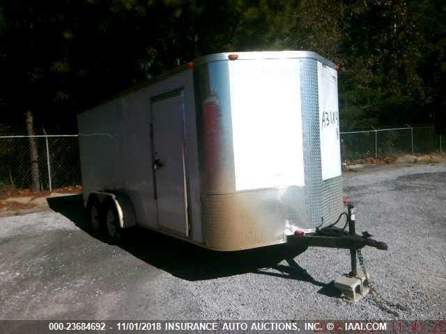 5YCBE1622EH018755 - 2014 ARISING TRAILER  WHITE photo 1