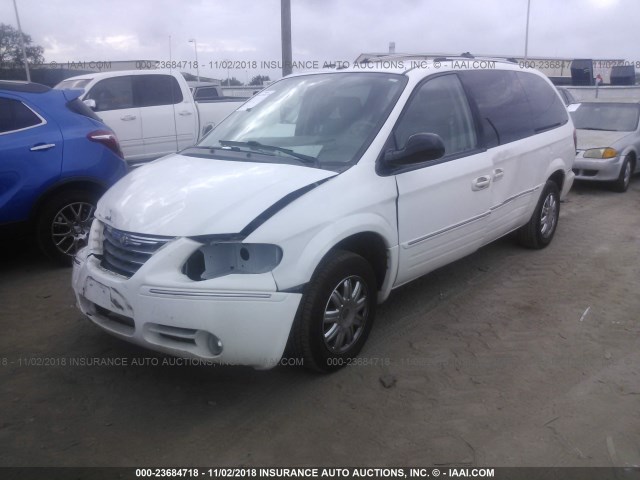 2A8GP64L36R745916 - 2006 CHRYSLER TOWN & COUNTRY LIMITED WHITE photo 2