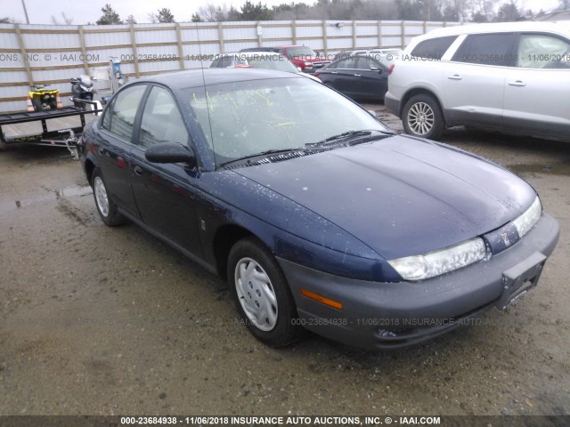 1G8ZF5288XZ206432 - 1999 SATURN SL BLUE photo 1