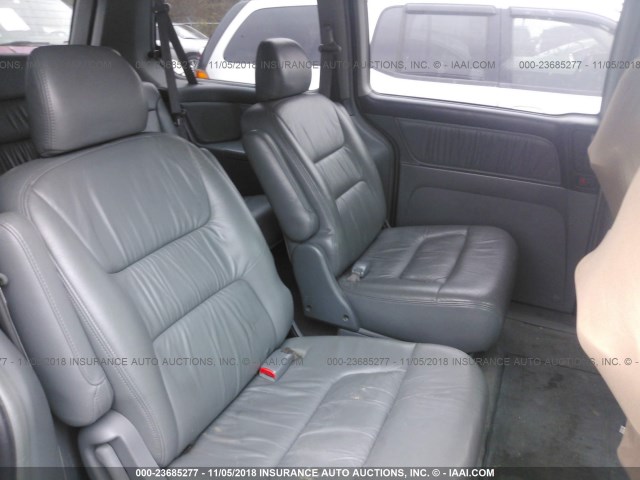 2HKRL18042H532074 - 2002 HONDA ODYSSEY EXL GRAY photo 8