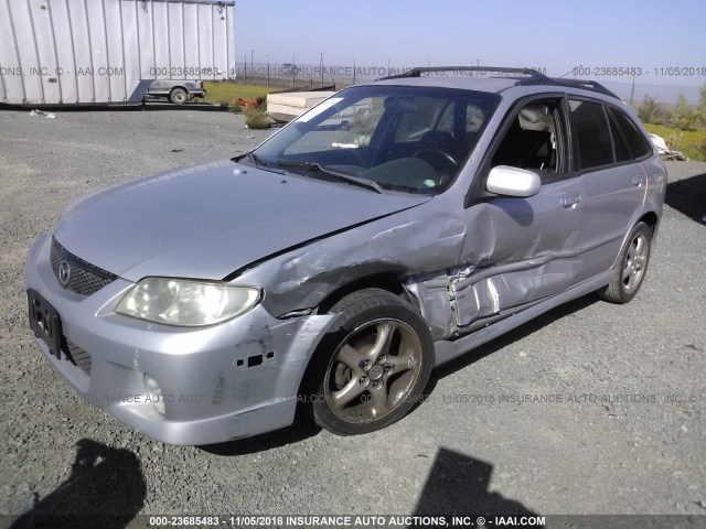 JM1BJ245321474626 - 2002 MAZDA PROTEGE PR5 银色 照片 2