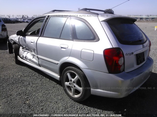 JM1BJ245321474626 - 2002 MAZDA PROTEGE PR5 银色 照片 3