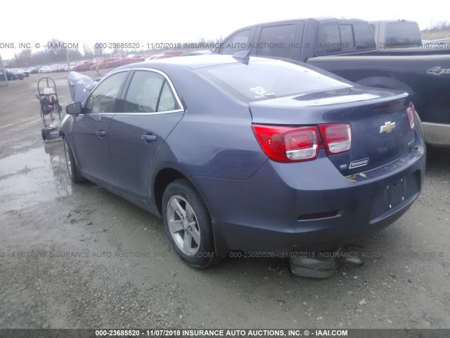 1G11C5SL6FF327274 - 2015 CHEVROLET MALIBU 1LT BLUE photo 3