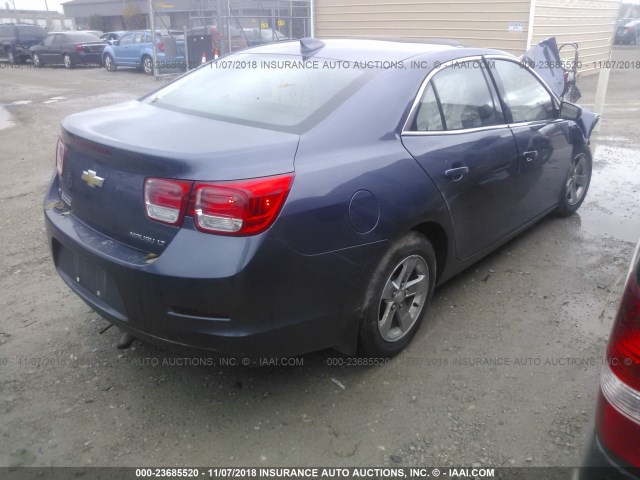 1G11C5SL6FF327274 - 2015 CHEVROLET MALIBU 1LT BLUE photo 4