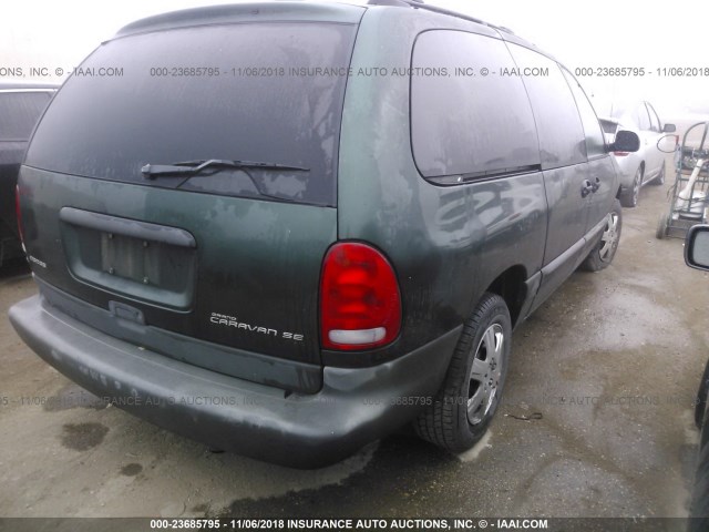 1B4GP44RXWB682342 - 1998 DODGE GRAND CARAVAN SE/SPORT GREEN photo 4