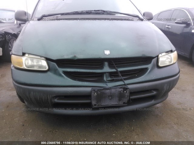 1B4GP44RXWB682342 - 1998 DODGE GRAND CARAVAN SE/SPORT GREEN photo 6