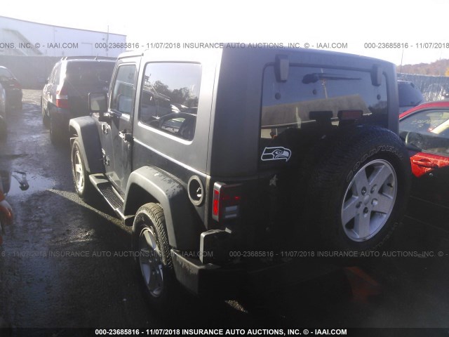 1J4AA2D19AL164129 - 2010 JEEP WRANGLER SPORT BLACK photo 3