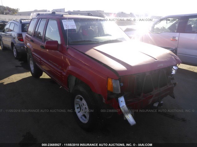 1J4GZ48Y0WC262883 - 1998 JEEP GRAND CHEROKEE LAREDO/SPECIAL RED photo 1