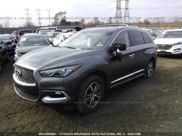 5N1AL0MM8GC515910 - 2016 INFINITI QX60 GRAY photo 2