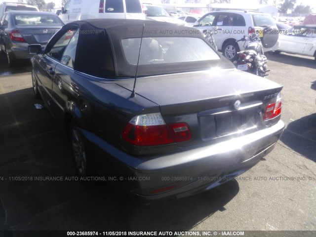 WBABW33426PX86372 - 2006 BMW 325 CI GRAY photo 3