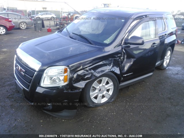 2GKALMEK3D6375346 - 2013 GMC TERRAIN SLE GRAY photo 6