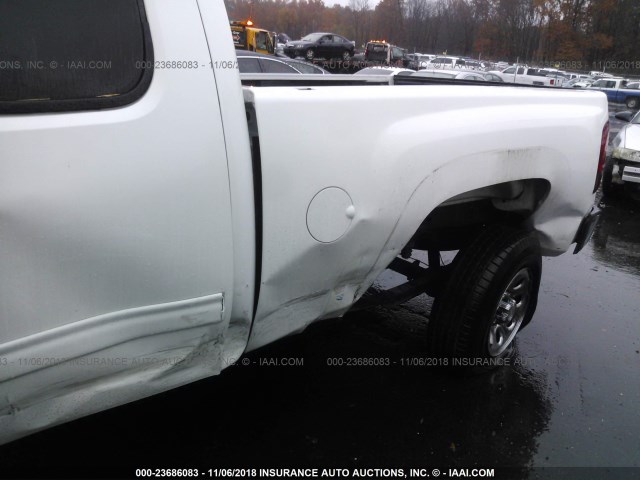 1GCRKREA8DZ115051 - 2013 CHEVROLET SILVERADO K1500 LS WHITE photo 6