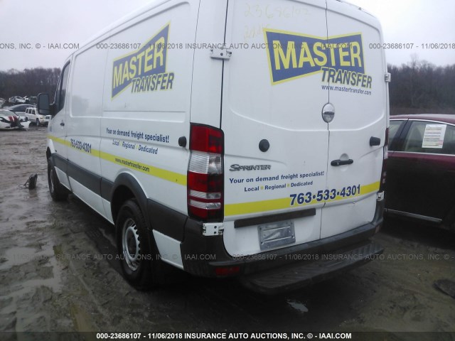 WDYPE7CC5C5641347 - 2012 FREIGHTLINER Sprinter 2500 WHITE photo 3