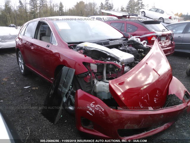 4T3BK3BB1BU063786 - 2011 TOYOTA VENZA RED photo 1