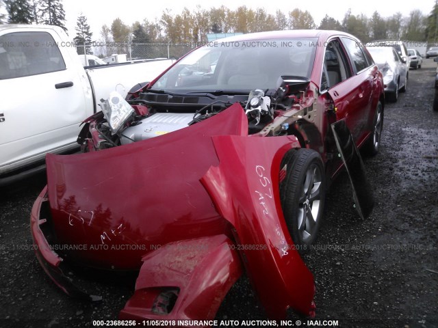 4T3BK3BB1BU063786 - 2011 TOYOTA VENZA RED photo 2