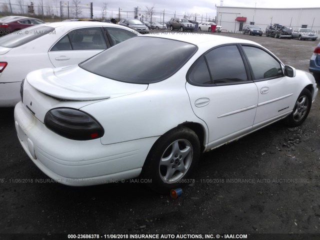 1G2WK52J61F224190 - 2001 PONTIAC GRAND PRIX SE WHITE photo 4