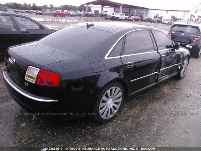 WAUML44E36N007314 - 2006 AUDI A8 L QUATTRO BLACK photo 4