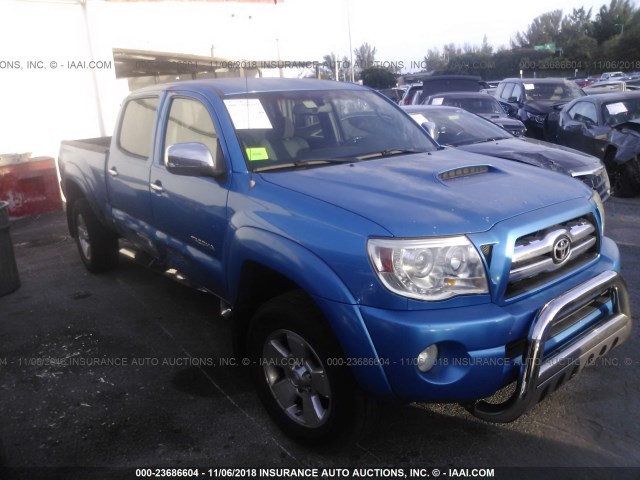 3TMKU72N57M011498 - 2007 TOYOTA TACOMA DBL CAB PRERUNNER LNG BED BLUE photo 1