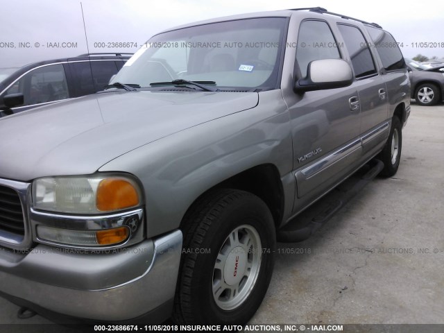 1GKEC16ZX2J121709 - 2002 GMC YUKON XL C1500 GRAY photo 6