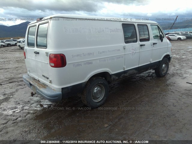 2B7HB21Y4TK112879 - 1996 DODGE RAM VAN B2500 WHITE photo 4