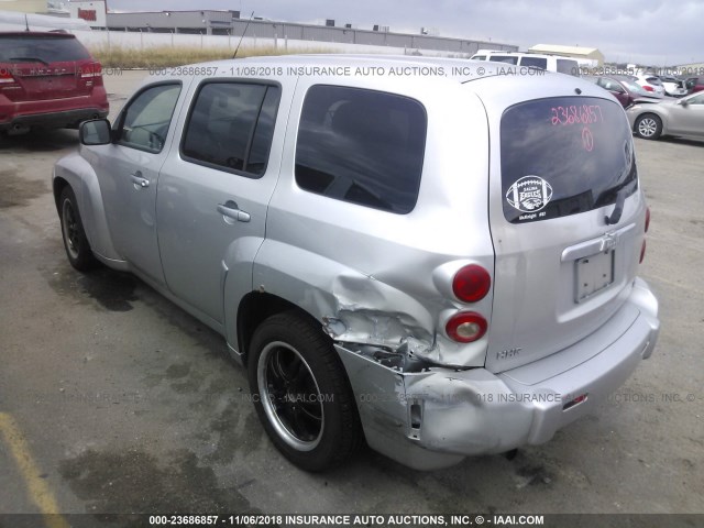 3GNDA13D96S618803 - 2006 CHEVROLET HHR LS Plata foto 3