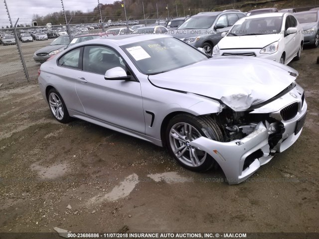 WBA3R5C58EK187701 - 2014 BMW 435 XI SILVER photo 1