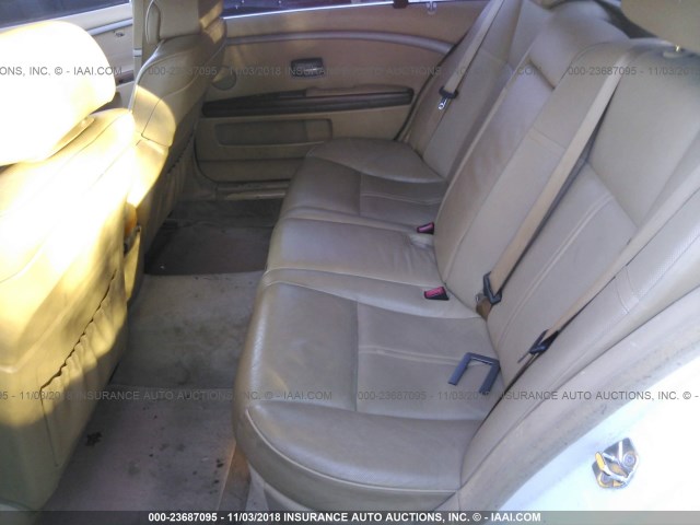 WBAGN63412DR05776 - 2002 BMW 745 LI Белый фото 8