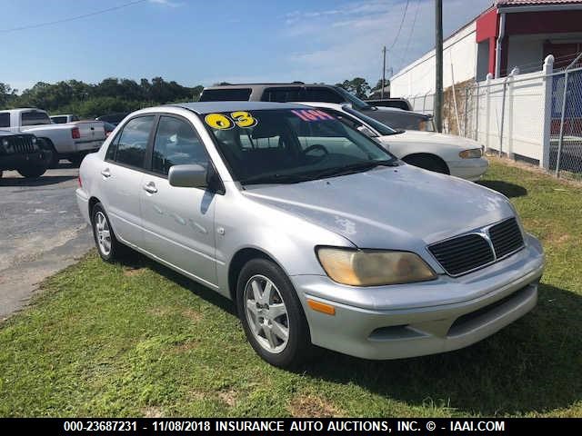 JA3AJ36E23U085277 - 2003 MITSUBISHI LANCER LS SILVER photo 1