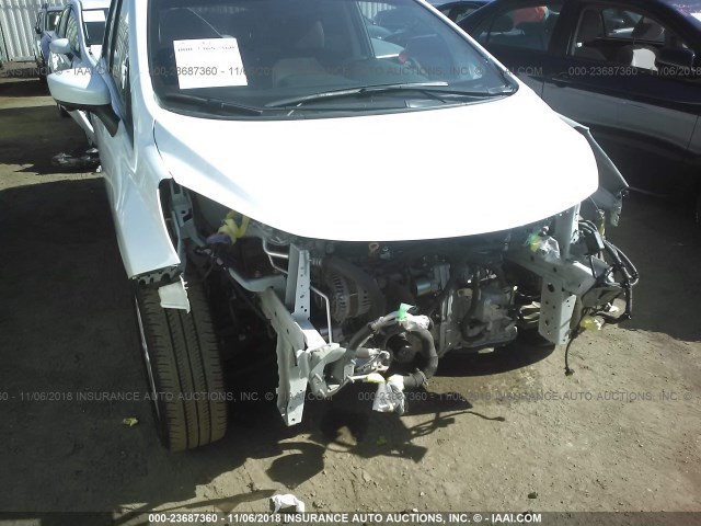 3N1CE2CP6FL399353 - 2015 NISSAN VERSA NOTE S/S PLUS/SV/SL/SR WHITE photo 6