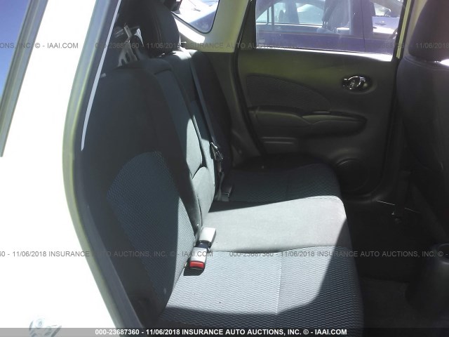 3N1CE2CP6FL399353 - 2015 NISSAN VERSA NOTE S/S PLUS/SV/SL/SR WHITE photo 8