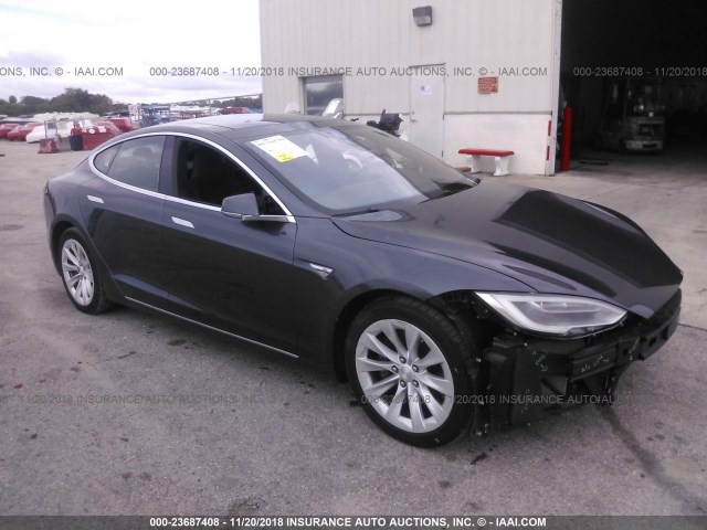 5YJSA1E1XGF143336 - 2016 TESLA MODEL S GRAY photo 1