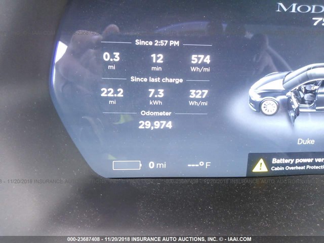 5YJSA1E1XGF143336 - 2016 TESLA MODEL S GRAY photo 7