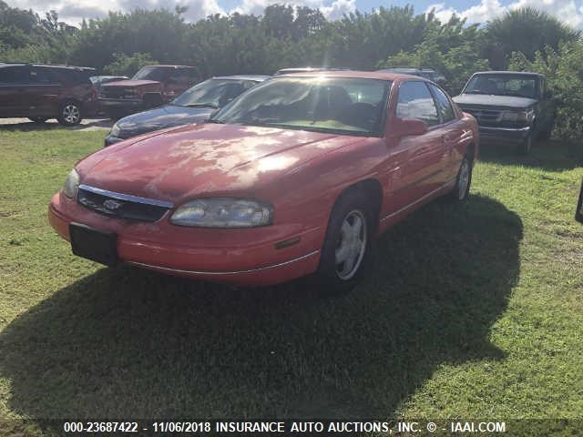 2G1WW12M7T9308705 - 1996 CHEVROLET MONTE CARLO LS RED photo 2