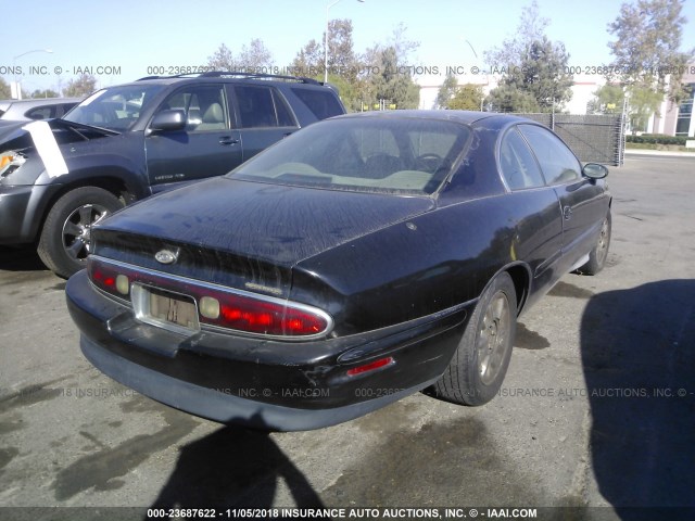 1G4GD2211T4702213 - 1996 BUICK RIVIERA BLACK photo 4