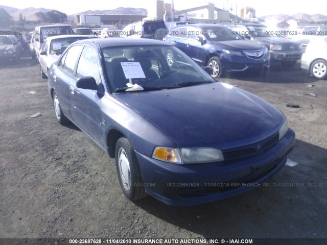 JA3AY26C41U000859 - 2001 MITSUBISHI MIRAGE ES BLUE photo 1