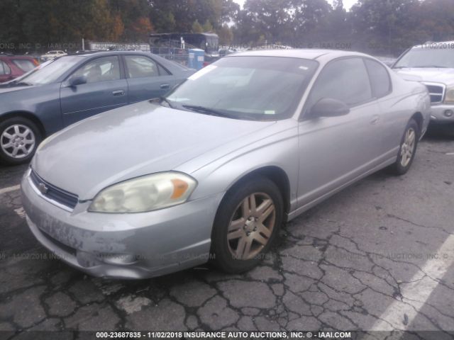 2G1WK15K379178191 - 2007 CHEVROLET MONTE CARLO LT SILVER photo 2